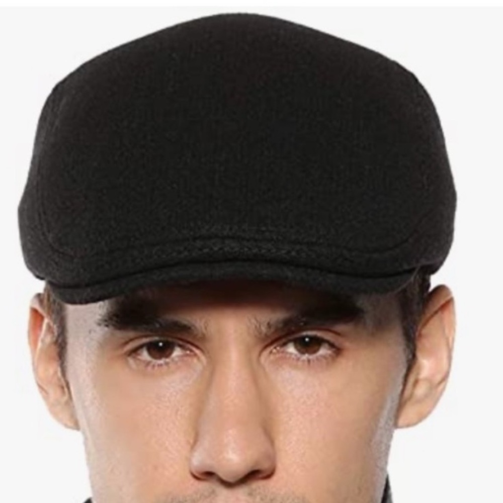 Vintage Lake of the Isles wool newsboy cap Cabbie Hat size XL EUC